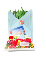 Tulpen per post door de brievenbus